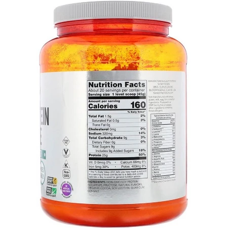 Изолят соевого протеина Now Foods Soy Protein Isolate Вкус сливочного шоколада порошок 907 г: цены и характеристики