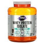 Ізолят сироваткового протеїну Now Foods Whey Protein Isolate Смак вершкового шоколаду порошок 2268 г: ціни та характеристики