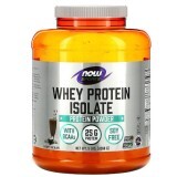 Ізолят сироваткового протеїну Now Foods Whey Protein Isolate Смак вершкового шоколаду порошок 2268 г