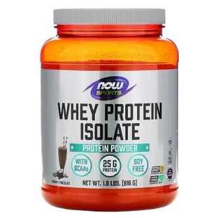 Изолят сывороточного протеина Now Foods Whey Protein Isolate Вкус сливочного шоколада порошок 816 г