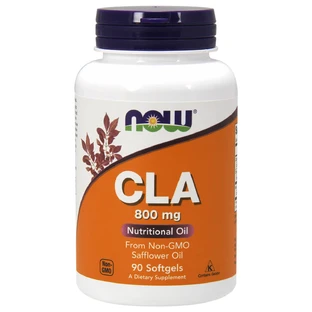 Кон'югована лінолева кислота CLA Now Foods 800 мг желатинові капсули №90