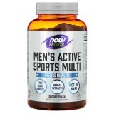 Чоловічі мультівітаміни Now Foods для активних видів спорту гелеві капсули №180
