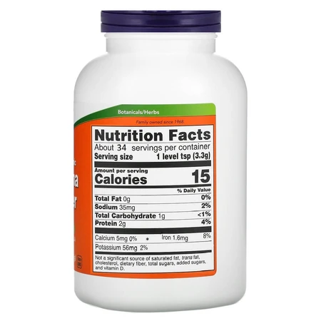 Органическая спирулина Now Foods Порошок 113 г: цены и характеристики