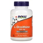 Орнітин Now Foods 500 мг вегетаріанські капсули №120: ціни та характеристики