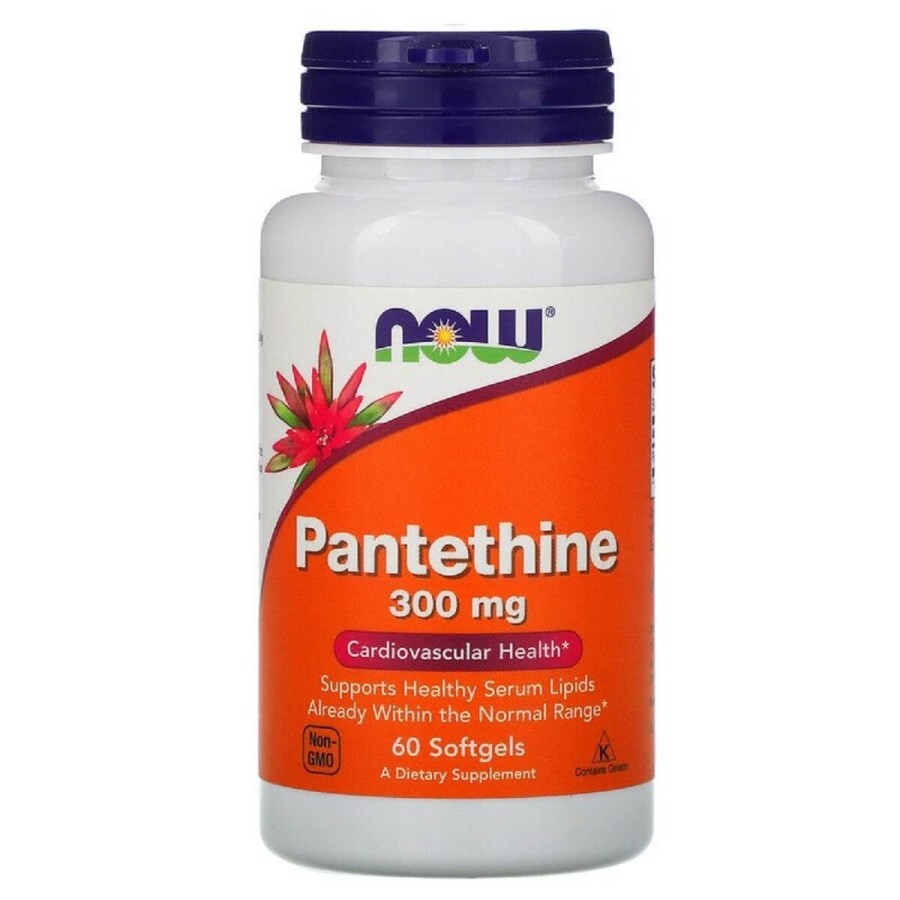 Пантетін Now Foods 300 мг желатинові капсули №60: ціни та характеристики