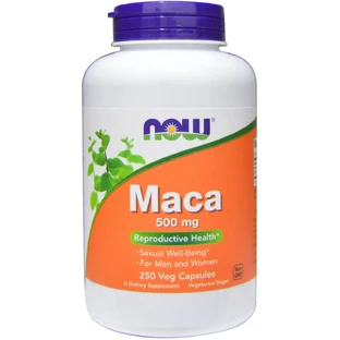 Перуанская Мака Now Foods 250 мг вегетарианские капсулы №250