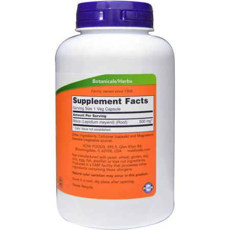 Перуанская Мака Now Foods 250 мг вегетарианские капсулы №250: цены и характеристики