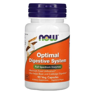 Травні ферменти Now Foods Optimal Digestive System вегетаріанські капсули №90