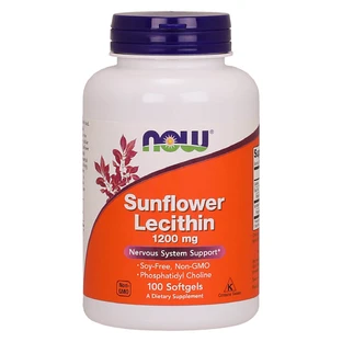Подсолнечный лецитин Now Foods 1200 мг желатиновые капсулы №100