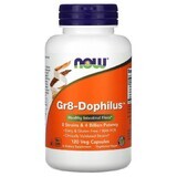 Пробіотики Now Foods Gr8 - Dophilus для поліпшення шлункового тракту вегетаріанських капсули №120