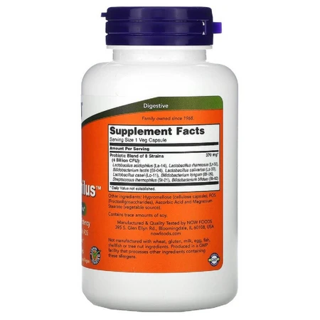 Пробиотики Now Foods Gr8 - Dophilus для улучшения желудочного тракта вегетарианских капсул №120: цены и характеристики