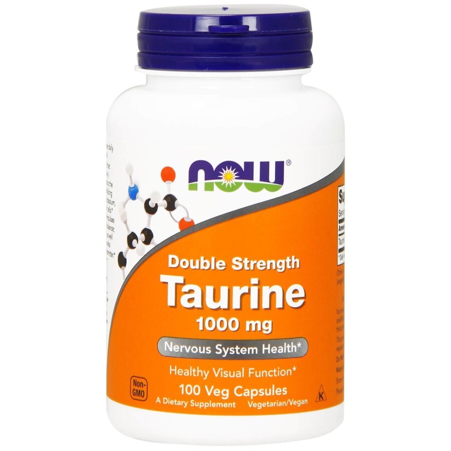 Таурин Now Foods 1000 мг вегетарианские капсулы №100: цены и характеристики