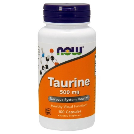 Таурин Now Foods 500 мг вегетарианские капсулы №100