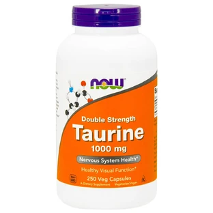 Таурин Now Foods 1000 мг вегетаріанські капсули №250