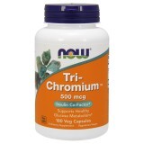 Хром Now Foods Tri-Chromium 500 мкг вегетарианские капсулы №180