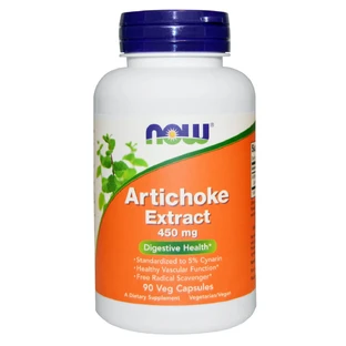 Екстракт артишоку Now Foods 450 мг вегетаріанські капсули №90
