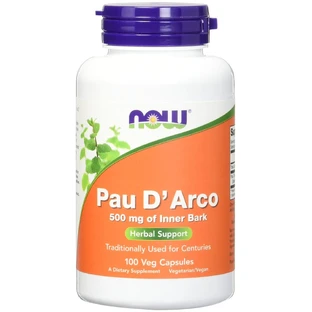 Екстракт кори мурашиного дерева Pau D 'Arco Now Foods вегетаріанські капсули №100