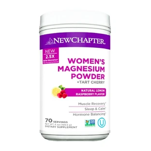 Магнієвий порошок для жінок New Chapter Women's Magnesium Powder лимонно-малиновий смак 169.5 г