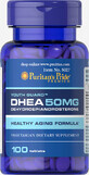 DHEA Дегидроэпиандростерон Puritan&#39;s Pride 50 мг таблетки №100