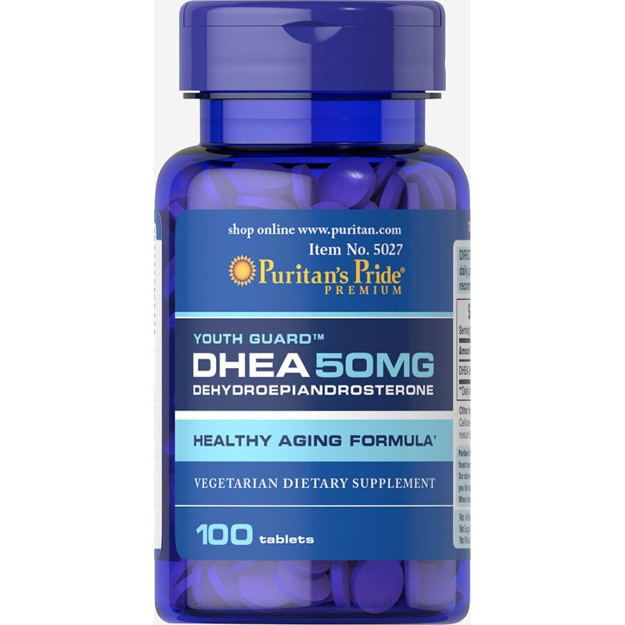 DHEA Дегідроепіандростерон Puritan's Pride 50 мг таблетки №100: ціни та характеристики