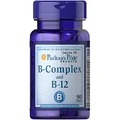 Вітаміни групи В Vitamin B-Complex and Vitamin B-12 Puritan's Pride таблетки №90