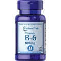 Вітамін В6 Pyridoxine Hydrochloride Puritan's Pride 100 мг таблетки №100