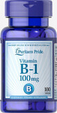 Вітамін В1 Puritan&#39;s Pride 100 мг таблетки №100