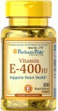 Витамин Е Puritan&#39;s Pride 400 МЕ гелевые капсулы №100