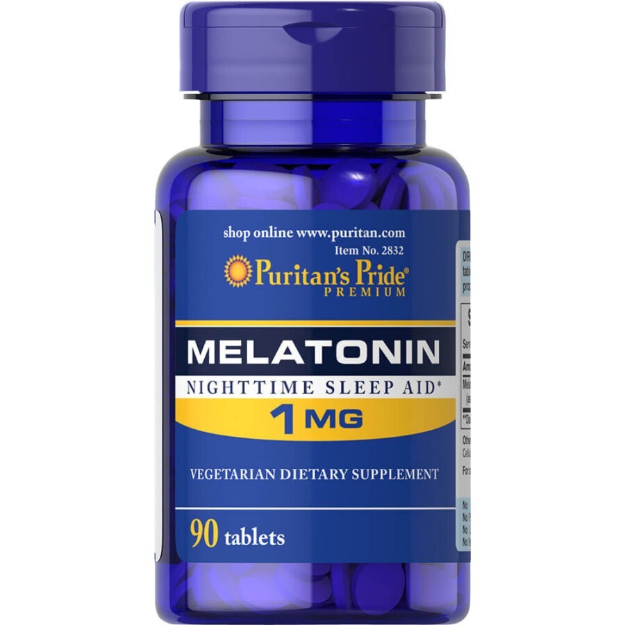 Мелатонин Puritan's Pride 1 мг таблетки №90: цены и характеристики