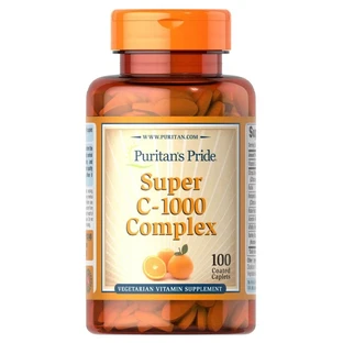 Вітамін С комплекс Puritan's Pride Каплет з покриттям №100