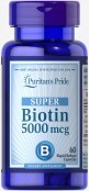 Super Biotin Puritan&#39;s Pride 5000 мкг капсулы №60