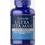 Вітаміни для чоловіків Ultra Vita Man Time Release Puritan's Pride каплети з покриттям №90: ціни та характеристики