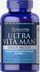 Витамины для мужчин Ultra Vita Man Time Release Puritan&#39;s Pride каплеты с покрытием №90