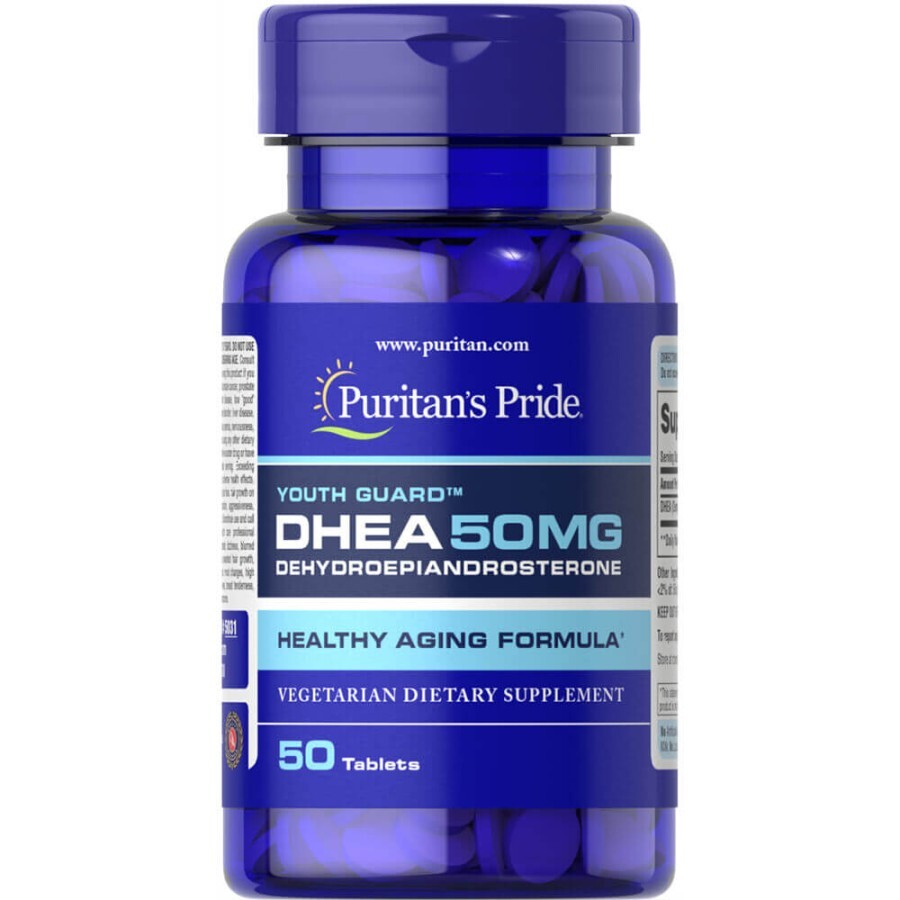 Дегідроепіандростерон DHEA Puritan's Pride 50 мг таблетки №50: ціни та характеристики