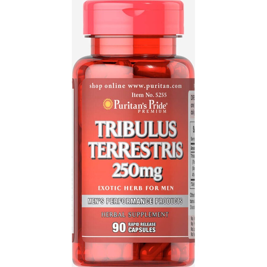 Трібулус террестріс Puritan's Pride 250 мг капсули №90: ціни та характеристики