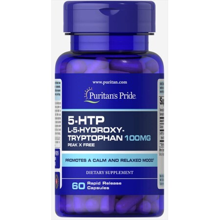 5-гидрокситриптофан Puritan's Pride 100 мг капсулы №60