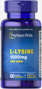 L-лізин Puritan&#39;s Pride, 1000 мг каплети №60