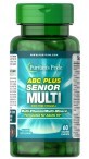 Мультивітаміни та мінерали 50+ Puritan&#39;s Pride ABC Plus Senior Multi без заліза каплети №60