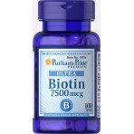 Биотин Puritan's Pride 7500 мкг таблетки №100: цены и характеристики