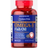 Омега-3 рыбий жир Puritan's Pride 1360 мг (950 мг активного омега-3) гелевые капсулы №90