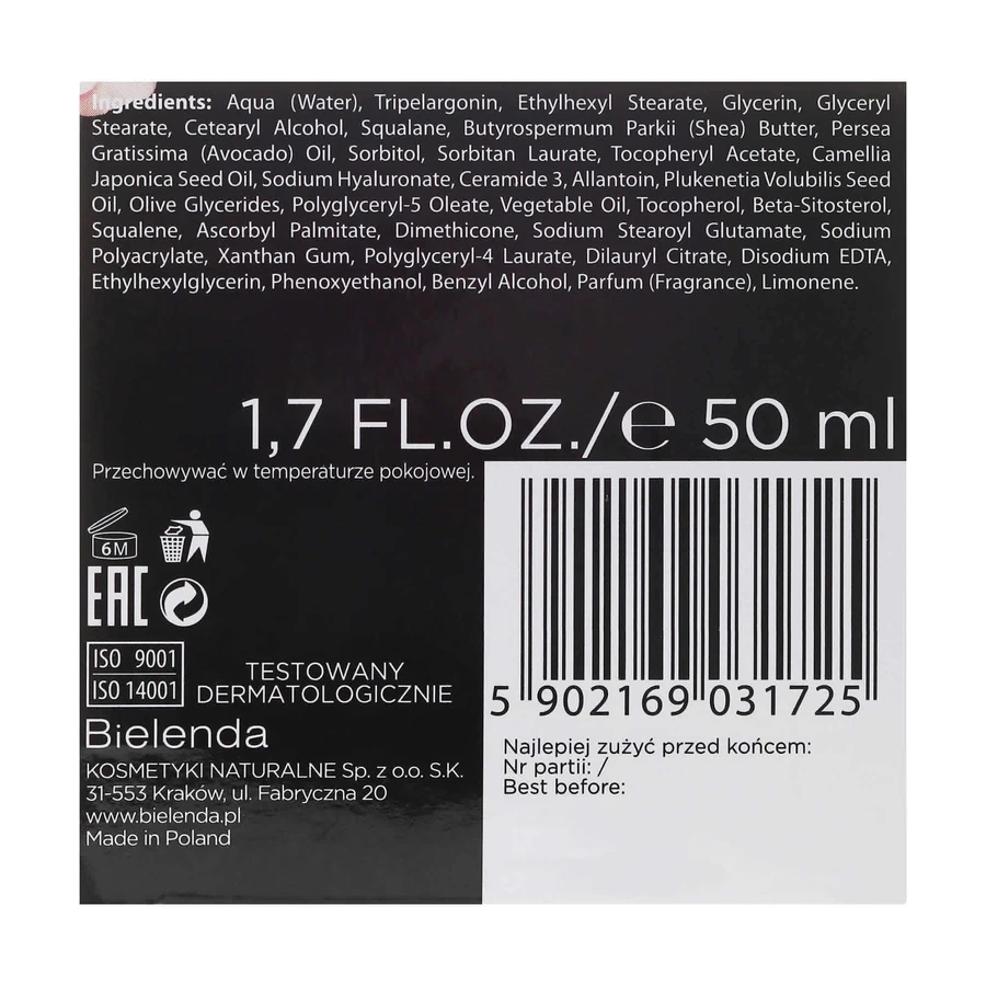 Крем-концентрат для обличчя Bielenda Camellia Oil Проти зморшок день/ніч 40+, 50 мл: ціни та характеристики