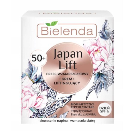 Крем для лица Bielenda Japan Lift дневной лифтинг против морщин 50+ SPF 6 50 мл