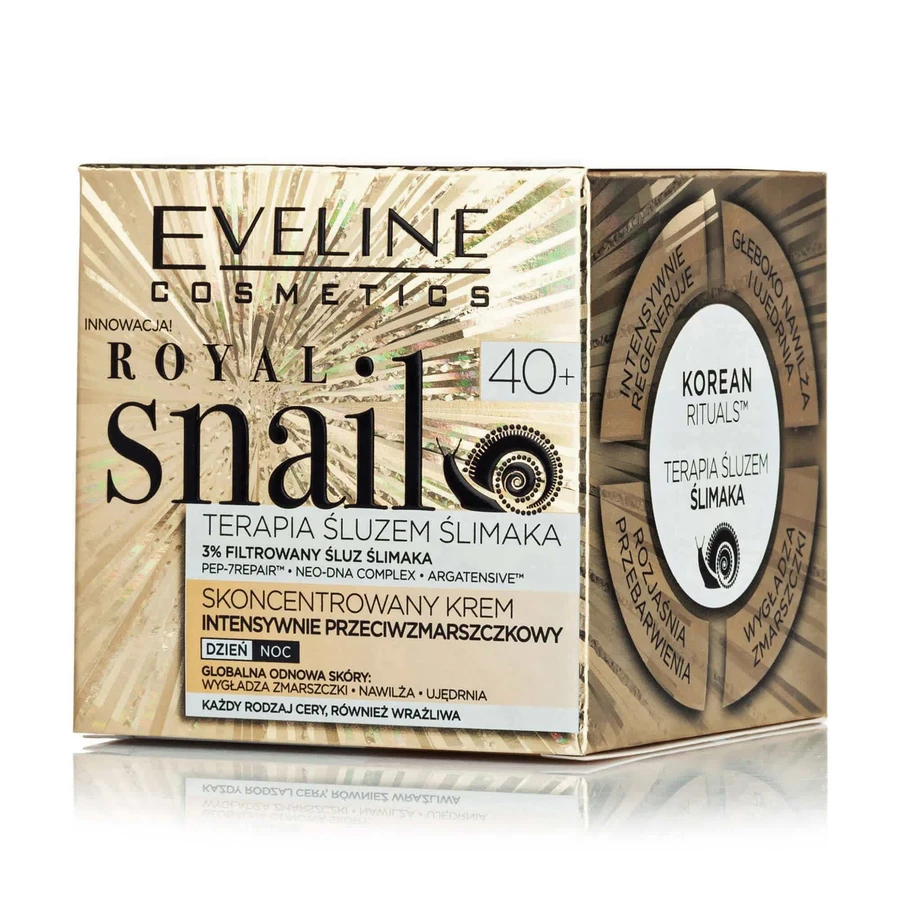 Крем-концентрат Evelin Royal Snail Интенсивный против морщин 40+ 50 мл: цены и характеристики