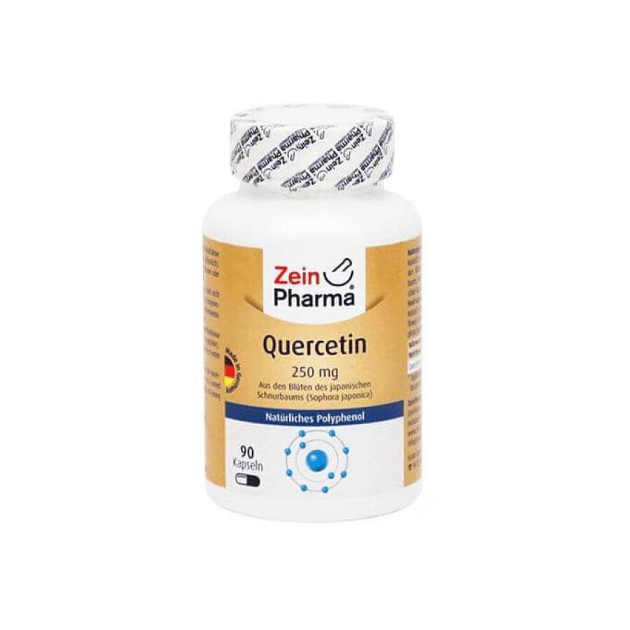 Кверцетин ZeinPharma капсулы по 250 мг №90: цены и характеристики