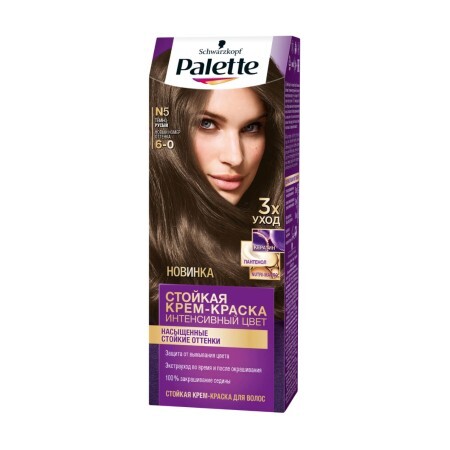 Фарба для волосся Palette N-5 (6-0) Темно-русявий 110 мл
