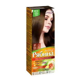 Стойкая крем-краска для волос Рябина Avena 015 Темно-русый