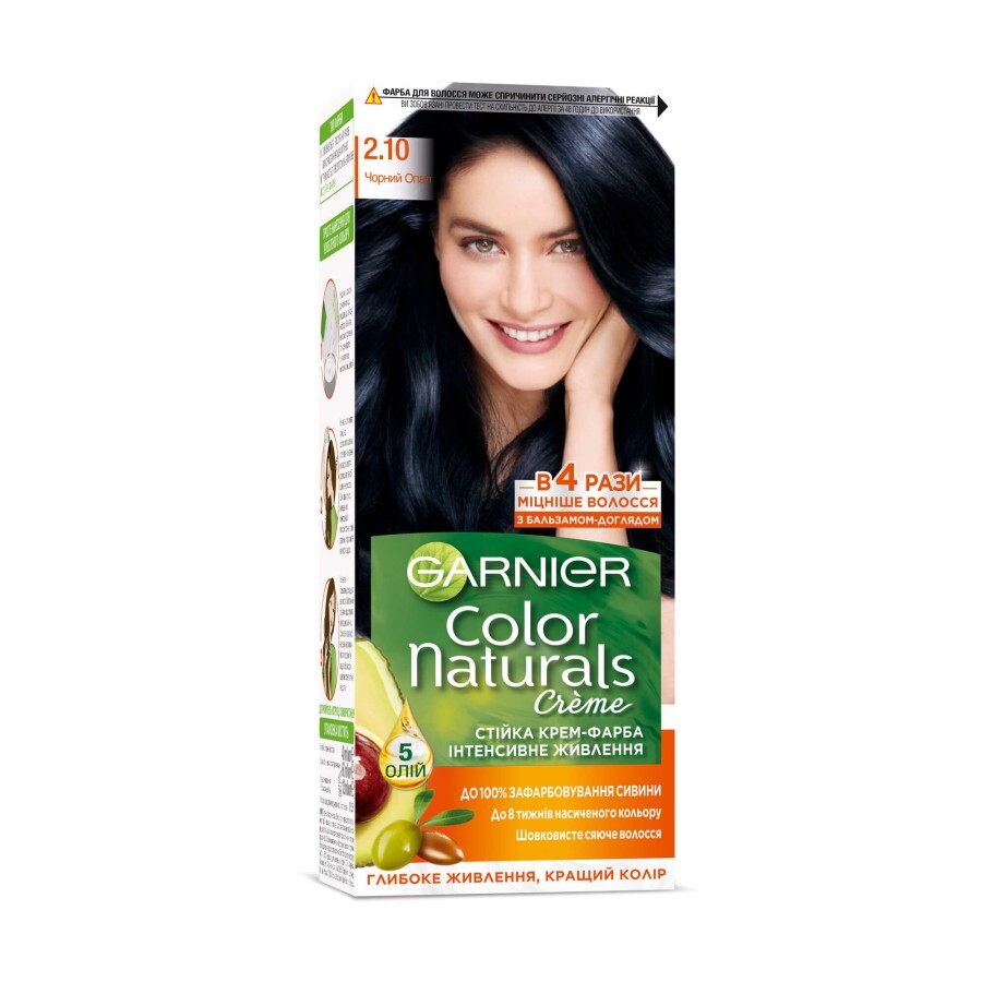 Фарба для волосся Garnier Color Naturals 2.10 Чорний опал 110 мл: ціни та характеристики