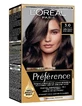 Стойкая краска для волос L'Oreal Paris Recital Preference 3.0 Бразилия Темно-каштановый, 174 мл