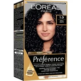 Стійка фарба для волосся L'Oreal Paris Recital Preference 1.0 Неаполь Чорний, 174 мл