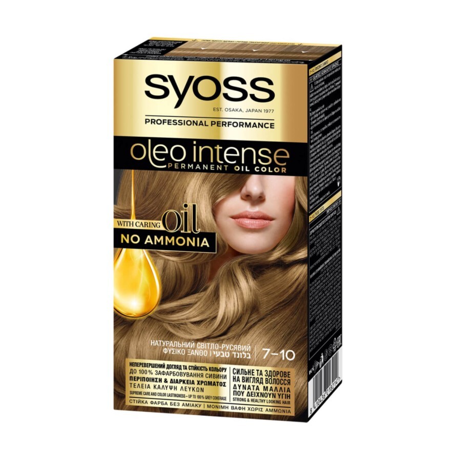 Краска для волос SYOSS Oleo Intense 7-10 Натуральный светло-русый 115 мл: цены и характеристики